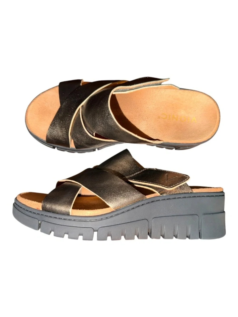 Vionic Uptown Sunset Wedge Heel Sandals 7.5